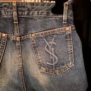 YSL Yves Saint Laurent Jeans.